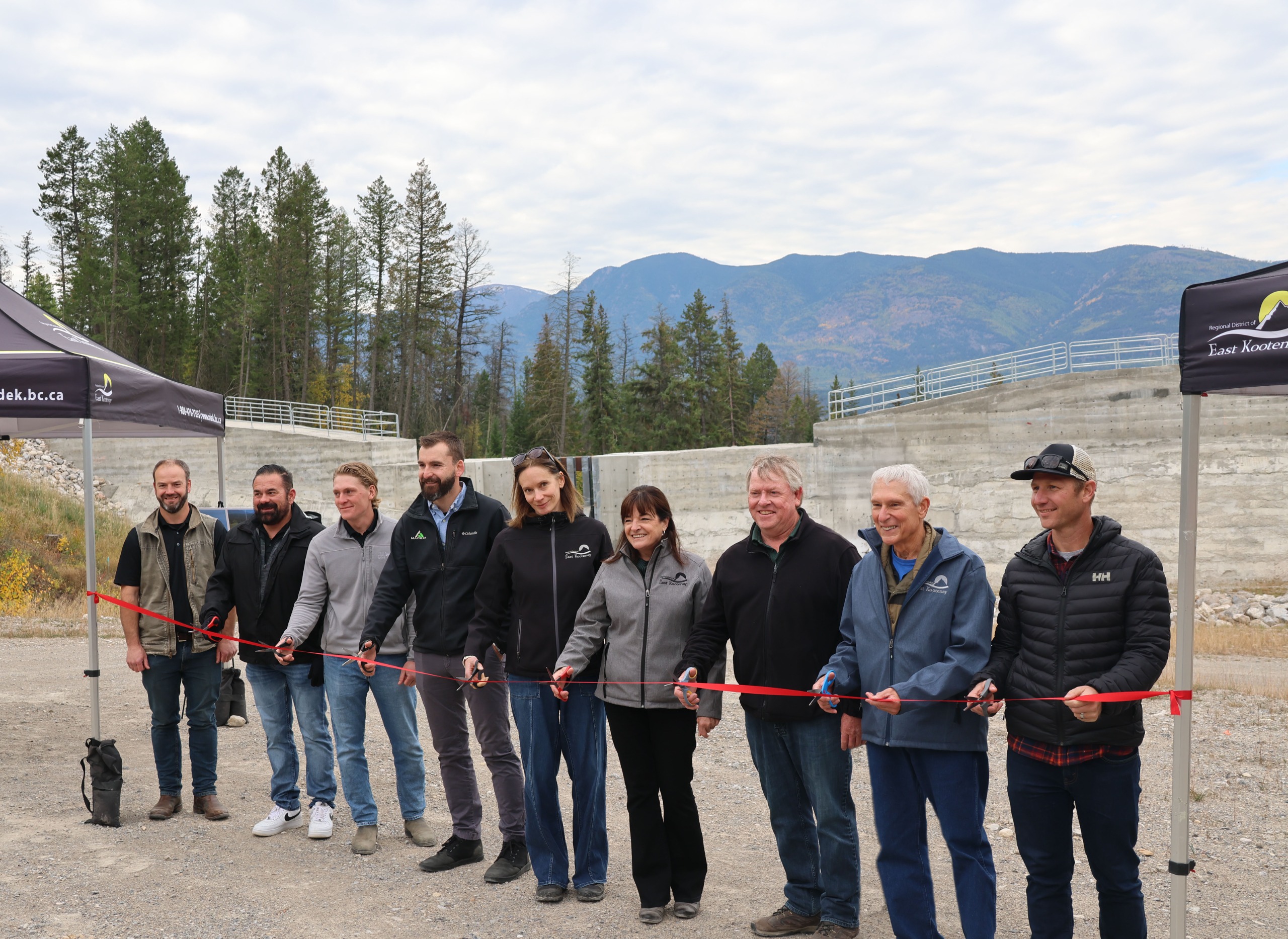 he completion of the Cold Spring Creek Debris Flow Mitigation Project was officially celebrated in