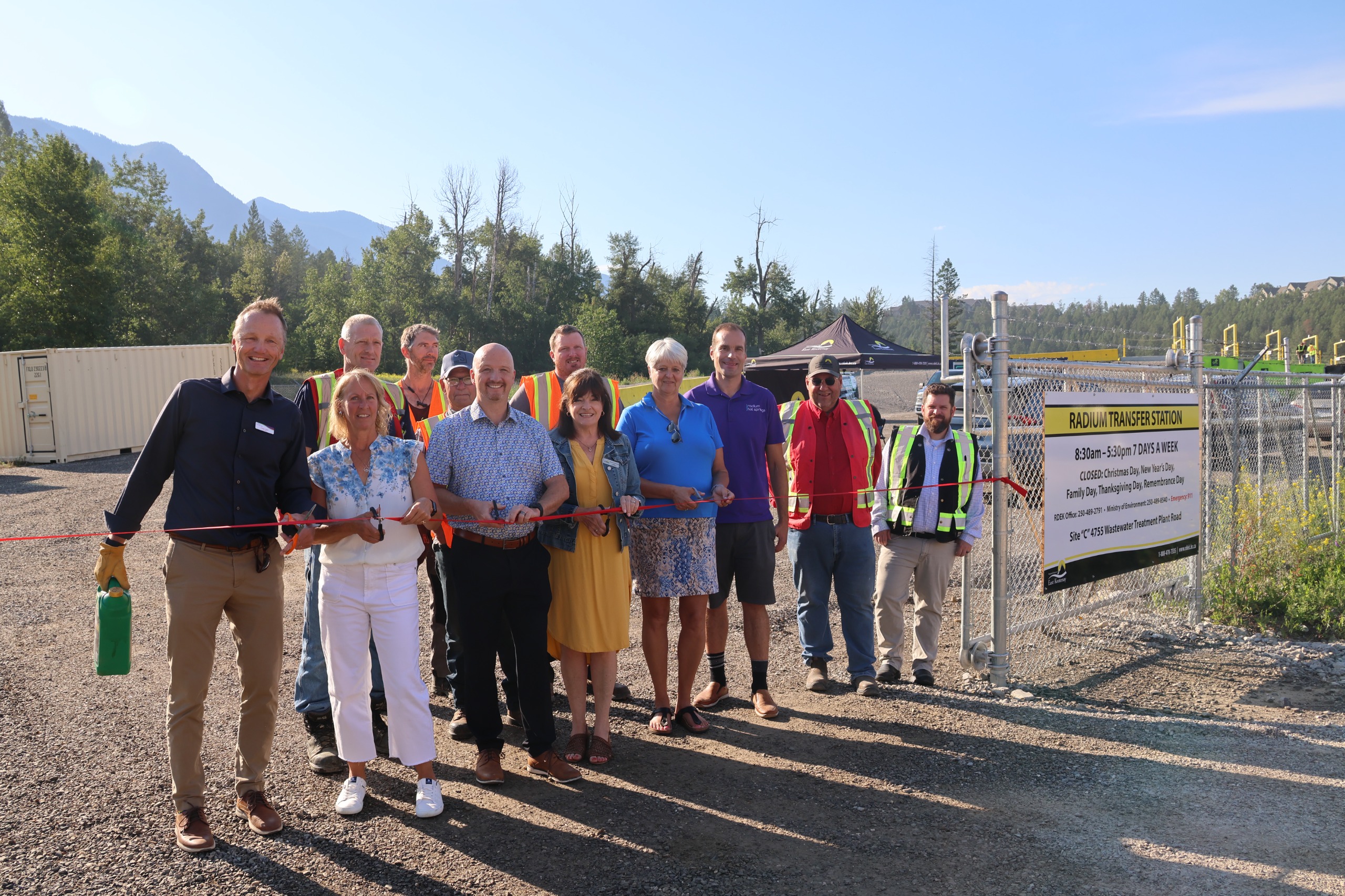 Radium Transfer Station Opening
